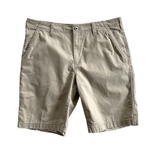 Express Mens 11” Chino Shorts Khaki 38
